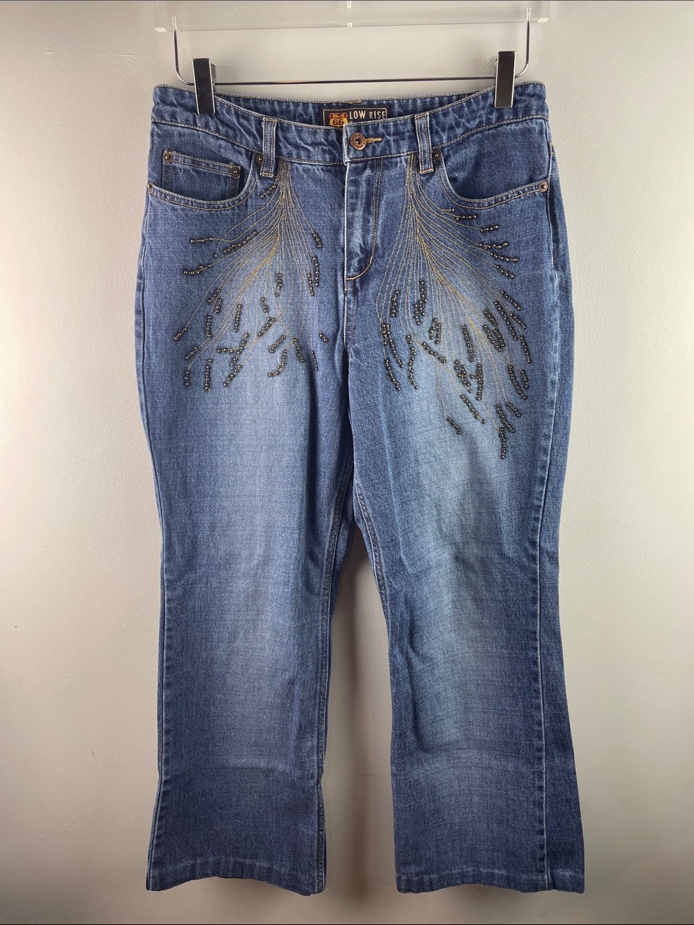 Route 66 Low Rise Embellished Jeans Size 10